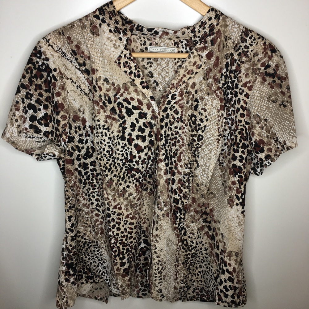 Animal print top Dana Bachman L